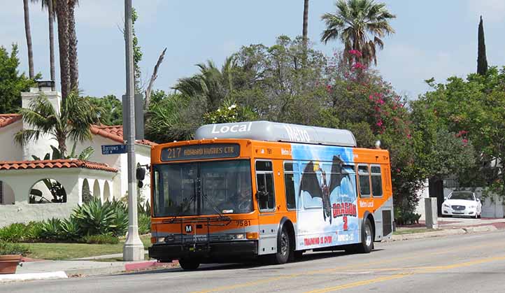 LA Metro Local NABI 40-LFW 7581